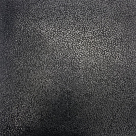 Möbelleder schwarz gedeckt, ca. 2.0 mm